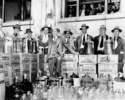 bootleggers during prohibition.